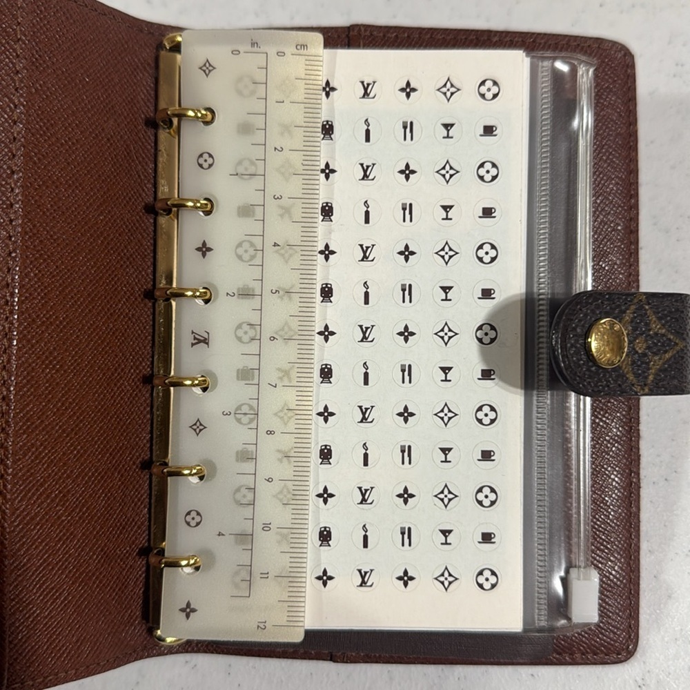 Louis Vuitton PM Agenda Authentic Brown Monogram with Papers - Picture 5 of 15